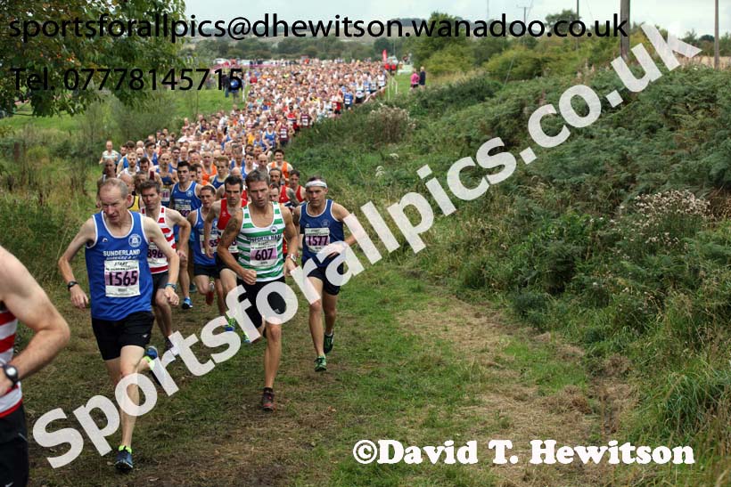 Senior mens Start Fitness North Eastern Harrier League, Tanfield, County Durham. Photo: David T. Hewitson/Sports for All Pics